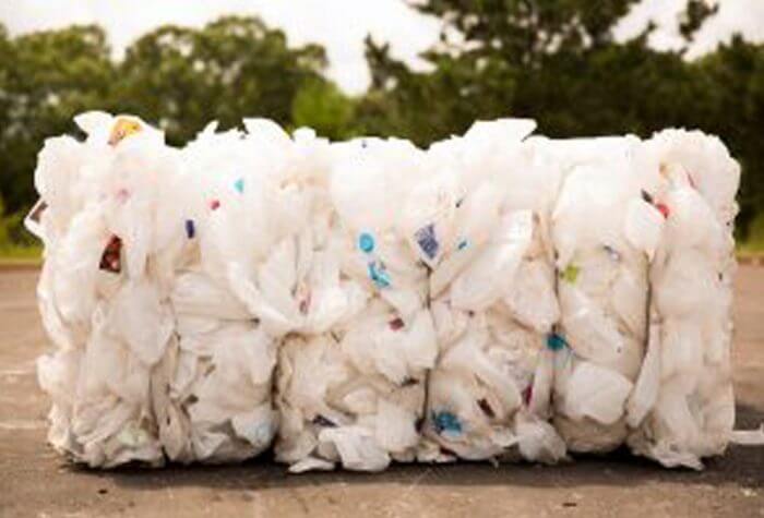 Natural Bottles plastic scrap
