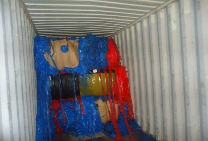 Camelback plastic scrap