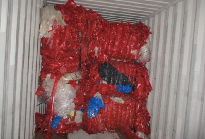 Camelback plastic scrap