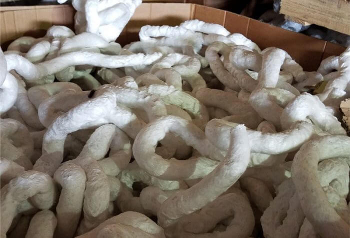 EPS Hot Melt plastic scrap