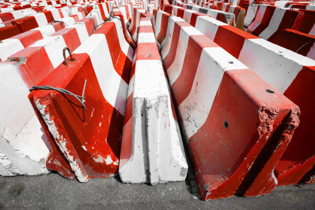 Road Barrier Scrap plastic scrap