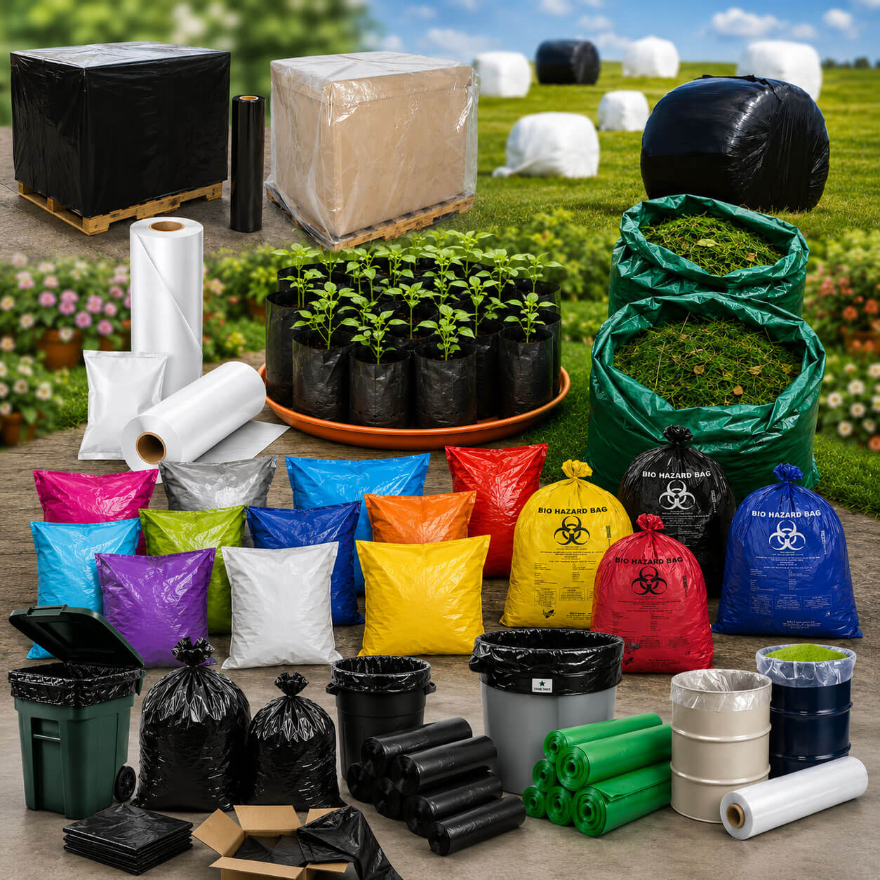 PE Bags and Packaging Films by Luckystar International