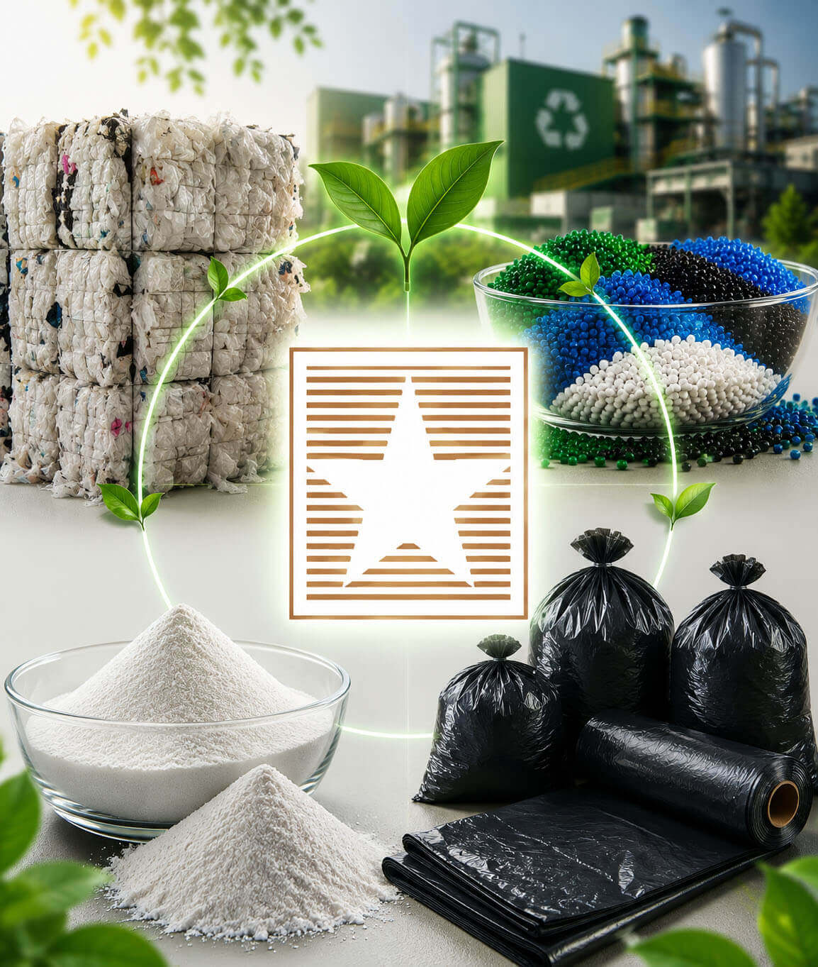 Luckystar plastic recycling facility supporting sustainable material recovery