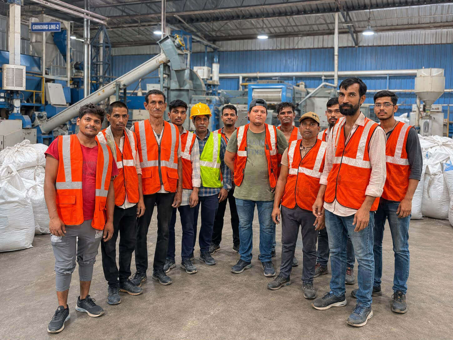 Luckystar International colleagues working together